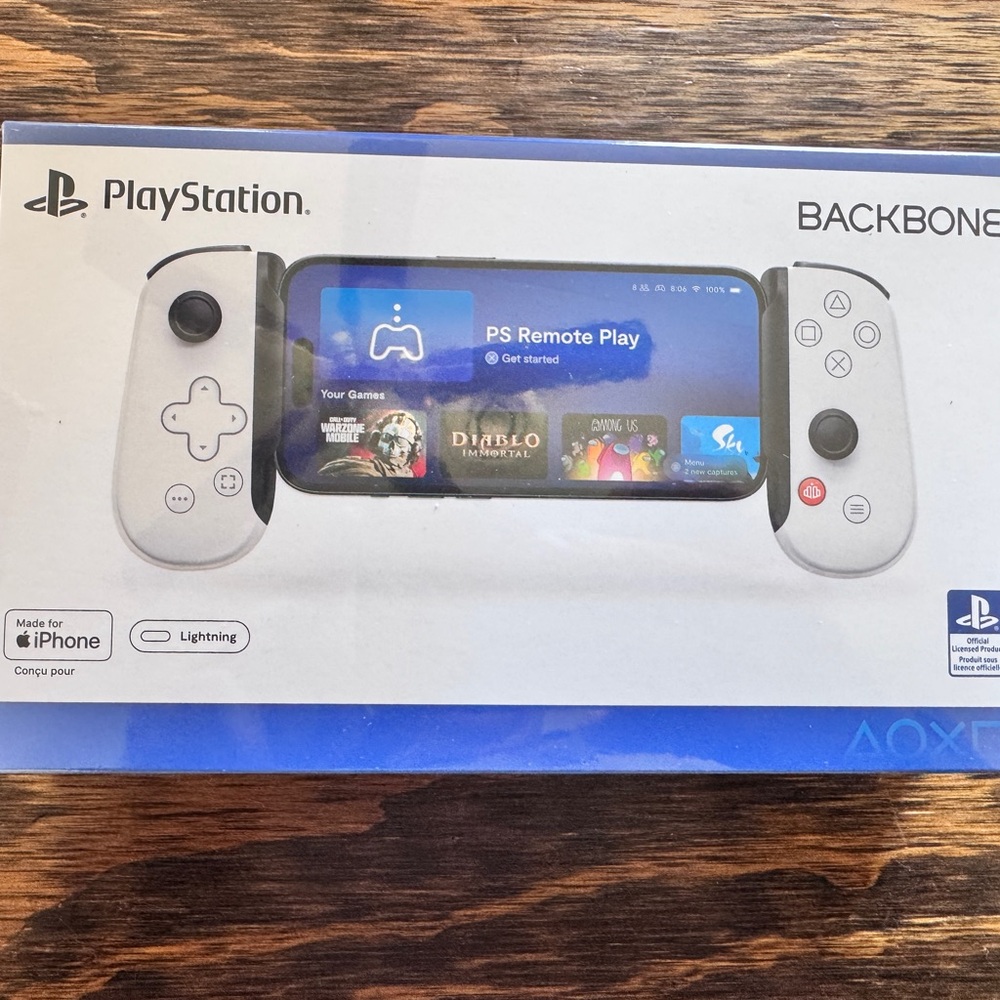 Sony PlayStation Backbone-Style Mobile Controller — White